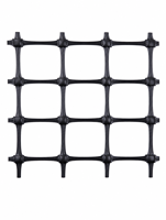 Vente directe d'usine, géogrille en plastique PP à haute résistance biaxiale, 15-50 kN, stabilisation des sols, géogrille pour la construction routière