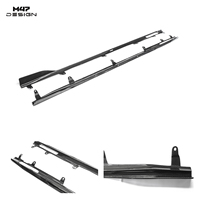 Jupes latérales sport en fibre de carbone sèche style M47 à fixer par boulons pour BMW Série 4 G22 G23 2 portes 2020-2027 – Kit de modification