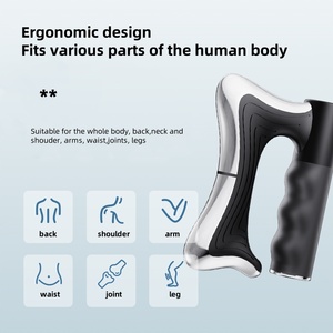 Massageador Elétrico Gua Sha de <span class=keywords><strong>3</strong></span> Níveis para Relaxamento Profundo dos Tecidos, Massagem Muscular e Articular, Pistola de Massagem para Costas, Faca Fascial - Product Image 4
