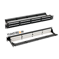 Panel Patch Jaringan 48 Port UTP Keystone RJ45 Cat 6a Harga Murah