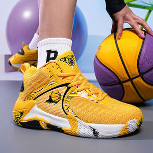 Chaussures <span class=keywords><strong>de</strong></span> basketball d'été OEM ODM pour hommes et femmes, respirantes, en maille, à lacets, antidérapantes, durables, souples, pour le sport et l'entraînement en salle <span class=keywords><strong>de</strong></span> sport - Product Image 5