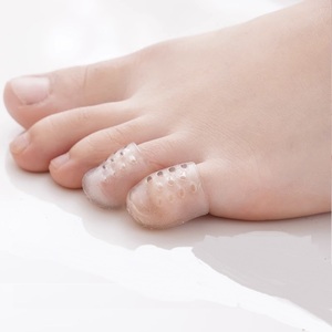 Tapas de silicona para los dedos, protector de dedos transpirable antifricción para evitar ampollas, protectores de cubiertas para los dedos - Product Image 2