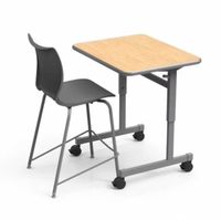 Bureau et chaise de classe réglables en hauteur, ensemble de chaises et de tables d'étude pour l'école