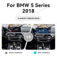 ZWNAV 15,8 pouces Android 14 Carplay pour BMW Série 5 G30 2018 Tableau de bord GPS Navigation Carte SD Autoradio