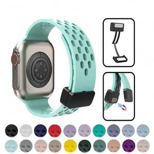 <span class=keywords><strong>Bracelet</strong></span> de remplacement en silicone à boucle magnétique pour <span class=keywords><strong>Apple</strong></span> <span class=keywords><strong>Watch</strong></span> Iwatch S10 S9 S8 S7 Ultra 3 2 <span class=keywords><strong>SE</strong></span> - Product Image 3