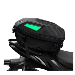 Sac de selle rigide lumineux extensible MOTOCENTRIC pour moto, accessoire de bagage moto - Product Image 1