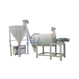 Mezclador de paletas de doble eje Horizontal de 5000L, mezclador de fertilizante químico, mortero seco, arena, polvo, equipo de mezcla de cemento - Product Image 3