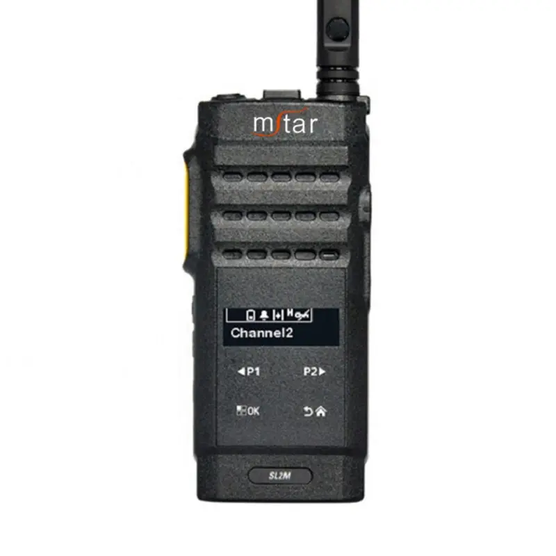 MSTAR SL2600 אות חזק 256 מקצועי דיגיטלי שחור חיצוני לטווח ארוך כפתור לתכנות מכשיר קשר עם תצוגת OLED