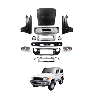 Accessoires de voiture SIRU Kit de mise à niveau de carrosserie Facelift remplacement pare-chocs de voiture avant pour Lc70 Fj75 Land Cruiser Fj79 <span class=keywords><strong>Fj</strong></span> <span class=keywords><strong>79</strong></span> Bodykit - Product Image 1