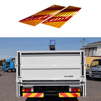 Plaques réfléchissantes arrière pour camions, homologuées selon la norme européenne ECE 104R, bandes rouges et blanches, conformes à la norme DIN 30710, panneaux de marquage réfléchissants pour véhicules