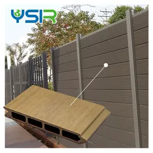 WPC Exterior Interior Decorative Wall Cladding Interlock Timber Wall Panels Composite Wall Panel Wood Wpc Fence