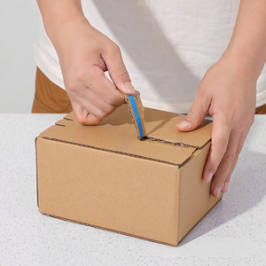 Caja de Envío con Cierre de Cremallera, Logotipo Personalizado, Color Personalizado, Materiales Reciclados, Caja de Envío de Cartón para Negocios - Product Image 1