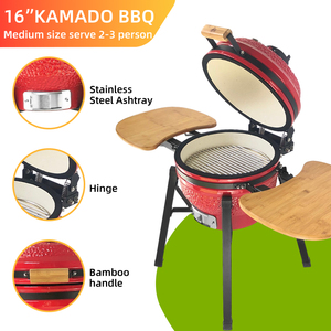 KIMSTONE all'ingrosso all'aperto in ceramica kamado griglia a carbone barbecue coreano komodo grill con ripiano da tavolo in vendita - Product Image 2