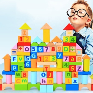 Giáo Dục Đồ Chơi Học Tập Khối Xây Dựng Đồ Chơi Giáo Dục Thành Phố Giao Thông Gỗ Khối Xây Dựng Đồ Chơi Cho Trẻ Em ODM - Product Image 1