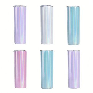 Vaso Térmico Delgado de Acero Inoxidable de 20oz con Recubrimiento de Purpurina, para Sublimación, Venta al por Mayor, Personalizable con Logotipo - Product Image 6