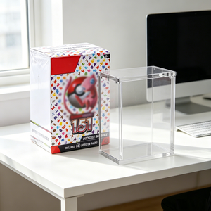 Premium Magnetic Acrylic <b>Protector</b> Case Classic 151 Booster Bundle Clear Display for TCG Collectors - Product Image 4