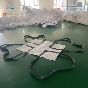 Hesheng buon prezzo 1 Ton 2 Ton plastica PP tessuto fibra di sollevamento Sling personalizzato Soft Pallet - Product Image 1