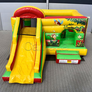 Nuevo Castillo Inflable <span class=keywords><strong>con</strong></span> Tobogán, Temática de <span class=keywords><strong>Playa</strong></span> Oceánica, Inflable para Fiestas, Parque Infantil, Combo de Brincolines, Castillo Inflable para <span class=keywords><strong>Alquiler</strong></span> - Product Image 3