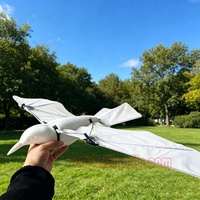 Éloigne-oiseaux extérieur en plastique solide, écologique, en forme de faucon/corbeau, répulsif et dissuasif