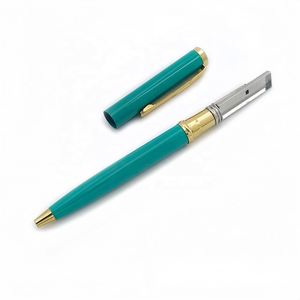 Stylo bille promotionnel créatif en métal 1,0 mm personnalisable, cadeau fantaisie avec gravure laser - Product Image 2
