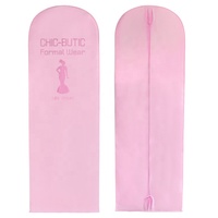 Sac de rangement de haute qualité pour abaya longue, housse de voyage anti-humidité, sac de costume personnalisé avec impression de logo de marque