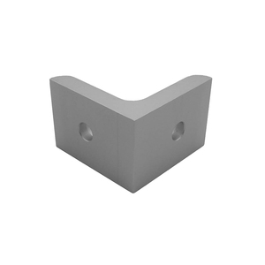 Connecteurs de tube de profil en aluminium industriel d'oxydation argentée attaches de support d'angle d'angle en forme de L <span class=keywords><strong>30X30</strong></span> - Product Image 5