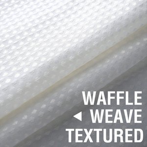 Waffle Woven Textured Short Window <b>Curtain</b> for <b>Bathroom</b>,Waterproof Half Window <b>Kitchen</b> Cafe <b>Curtains</b> - Product Image 6