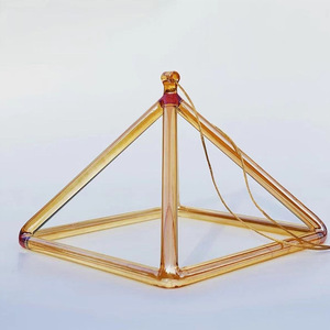 Accessoire d'instrument de musique de pyramides de guérison sonores en cristal coloré <span class=keywords><strong>pour</strong></span> la <span class=keywords><strong>méditation</strong></span> et les pyramides chantantes - Product Image 5