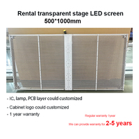 Écran LED SMD transparent pour extérieur, luminosité 4500 nits, pas de pixel P3.91-7.82, étanche IP65, pour ascenseurs et magasins de détail