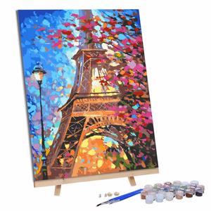 Juego de Lienzo y Caballete para Pintura, Manualidades, Dibujo, Arte, Decoración, Kit de Soporte para Tablero de Pintura en Lienzo - Product Image 1