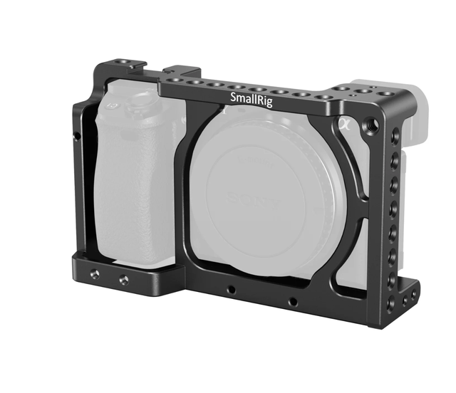 1661 Aluminum Alloy Camera Cage for Sony A6000/A6300/A6500/Nex-7 Photo Studio Accessory