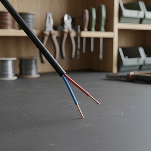 Câble d'alimentation rond flexible SCITYNEO 0,5 mm² 2 conducteurs en cuivre toronné 20 AWG, isolation PVC, tension nominale 300V, modèle 0099 - Product Image 1