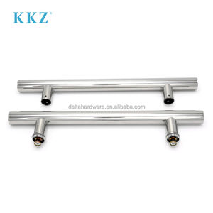 مقابض سحب للمدخل الزجاجي الرئيسي من الفولاذ المقاوم للصدأ القابل للتخصيص KKZ مقاس 300 مم 450 مم 600 مم 800 مم 1000 مم للاستخدام التجاري والمكتبي - Product Image 4