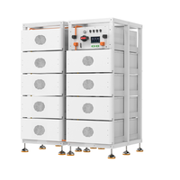 Batería de ciclo profundo de alto voltaje LiFePO4 ecológica de grado A de 80 kWh y 160 kWh, solución de almacenamiento solar para telecomunicaciones