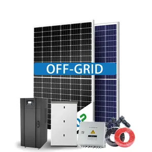 25 кВт инвертор вне сети солнечная электростанция 5 кВт pv мощность оптовая продажа полная солнечная энергетическая система 3000 Вт
