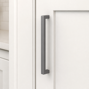 Redunest Durable <strong>Matte</strong> <strong>Black</strong> Contemporary Square Cabinet Drawer <strong>Pulls</strong> 2 Pack 18 Inch Stainless Steel Kitchen Cupboard Handles - Product Image 3