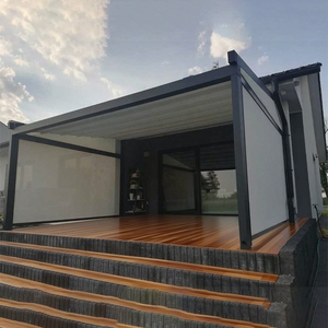 Điện PVC Patio mái hiên với bột tráng khung và màn hình-trẻ em an toàn hoạt động & Auto-Stop chức năng cho gia đình nhà - Product Image 3