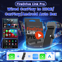 Carlink Kit Smart TV Auto-Adapter Android Auto 3-in-1 Kabelloses HDMI Carplay Dongle Video im Auto Ansehen Play AI Box für Apple