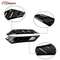 Autocollants de capot en forme de requin pour Honda Civic 10e génération 2016-2020, décoration extérieure de voiture en ABS, prise d'air pour moteur