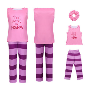 ใหม่ ชุดเสื้อกั๊กสีม่วงอมชมพูซูโทเปีย 2 ชุดลำลองแฟชั่นสีชมพูน่ารัก - Product Image 2