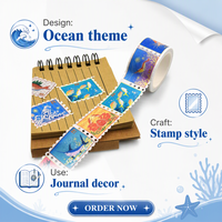 Ruban washi personnalisé avec des motifs mignons, fabrication directe, ruban washi anime de haute qualité