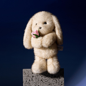Bobova - Conejito <span class=keywords><strong>de</strong></span> Peluche <span class=keywords><strong>de</strong></span> Tela <span class=keywords><strong>Súper</strong></span> Suave con Diseño Bordado, Regalo <span class=keywords><strong>de</strong></span> Cumpleaños - Product Image 1