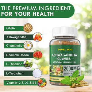 Gommose di Ashwagandha Biologica 2000mg con GABA, Vitamina B12 e <span class=keywords><strong>D3</strong></span>, Integratori Erboristici - Product Image 5