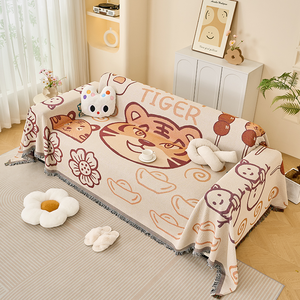 Vendita diretta in fabbrica cartone animato copertura completa coperta campeggio Multi-funzione tovaglia divano asciugamano - Product Image 1