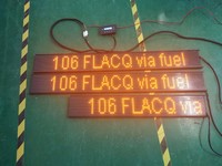Panneau d'affichage LED P10 * p12,5 mm pour Bus, compatible avec les autobus urbains et autobus
