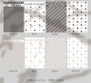 luxuriöse farben wasserdichte blumenstrauß-blätter verpackung verpacken koreanisches blumenpapier verpackung für blumenstrauß