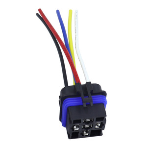 รีเลย์อัตโนมัติ 4 พิน 5 พิน 40A 12V กันน้ำ พร้อมขั้วต่อสายไฟ สำหรับเปลี่ยนซ่อมรถยนต์ พลาสติก - Product Image 3
