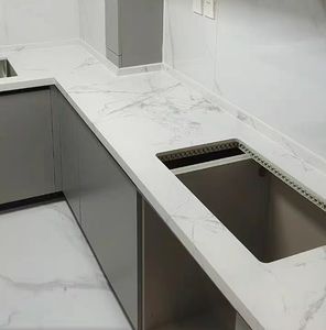 Comptoirs de cuisine en granit blanc personnalisé Brazil Mont Blanc Quartzite - Product Image 5