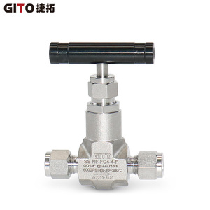 Vanne à aiguille monobloc forgée à haute température et haute pression en acier inoxydable SS316L pour circuit de gaz et d'air - Product Image 2