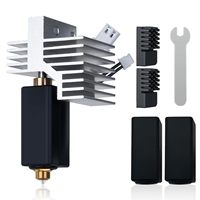 YOUQI Centauri Carbon Upgrade Ceramic Hotend 0.4mm Nosel Baja Keras Berlapis Kuningan dengan Penutup Silikon untuk Elegoo Centauri Carbon